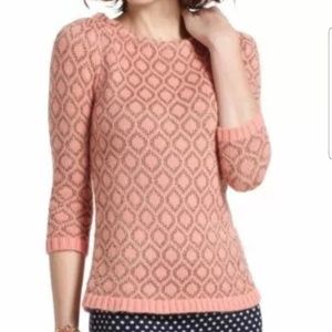 Anthropologie Dolce Vita Pink Geometric Knit XS
